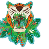 Tiger Contour Jigsaw Puzzle 58pcs