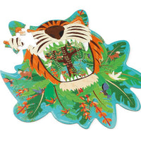 Tiger Contour Jigsaw Puzzle 58pcs