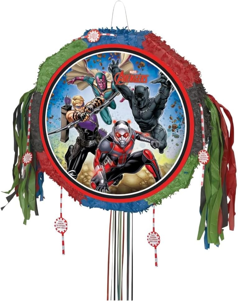 Avengers Drum Pull Pop Out Pinata - Anilas UK