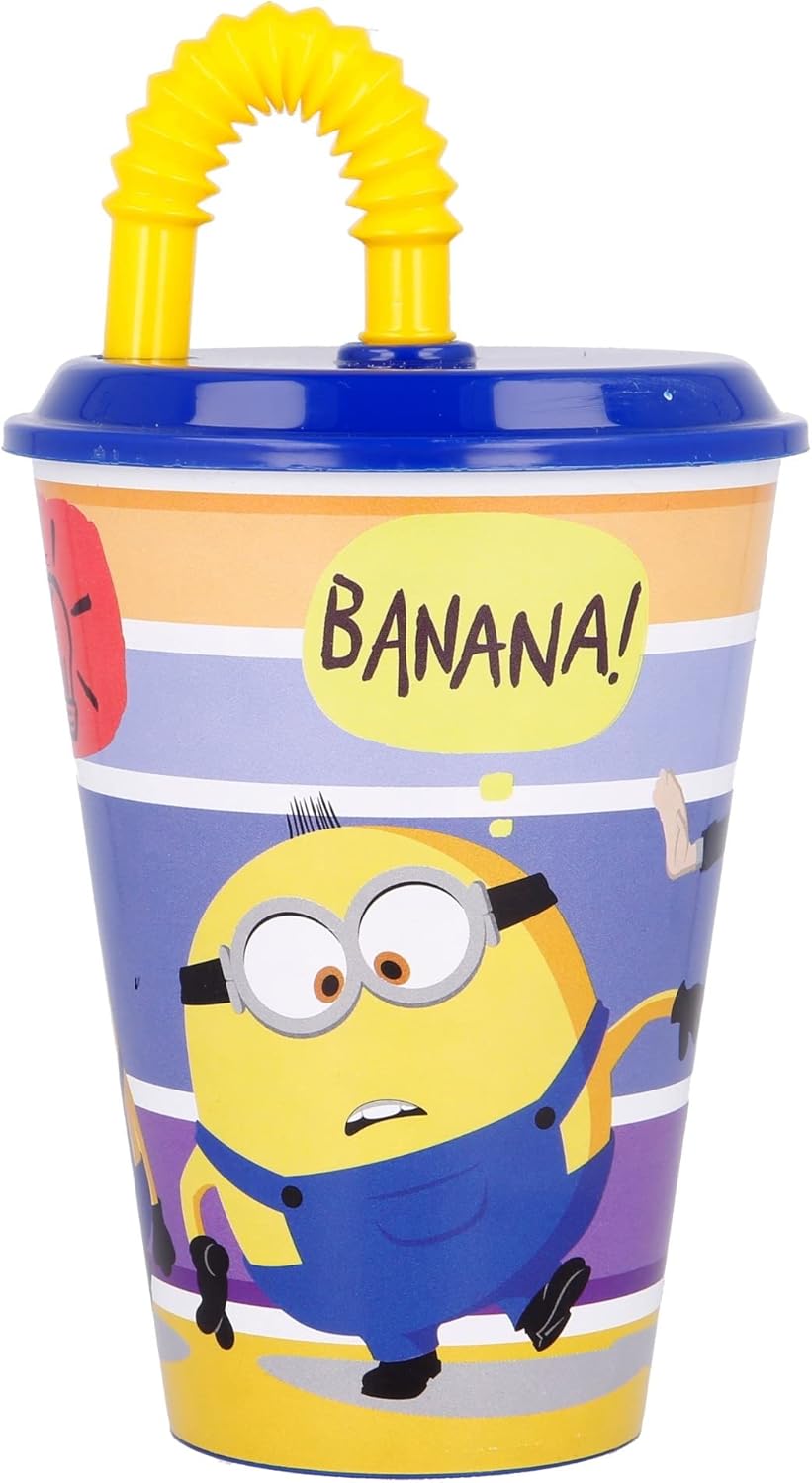 Minions 2 Drinking Cup With Straw - Anilas UK