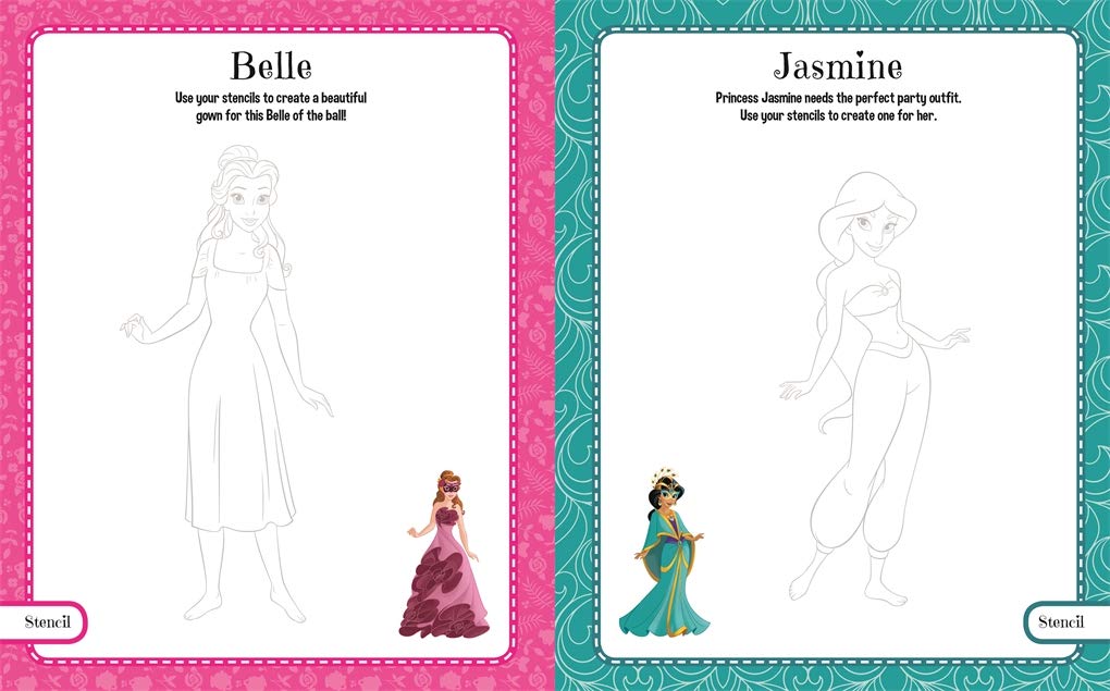 Disney Princess Design and Create Sketchpad