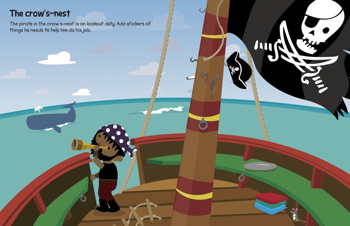 555 Sticker Fun - Pirate Ship Activity Book
