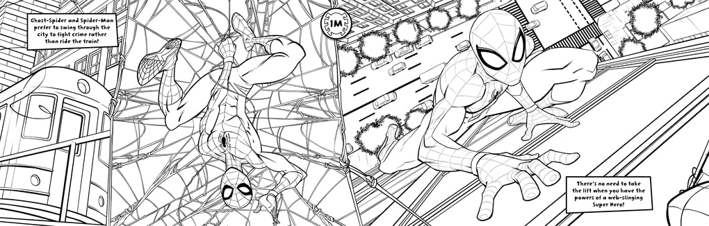 Marvel Spider-Man: Never-Ending Colouring - 6 meters - Anilas UK