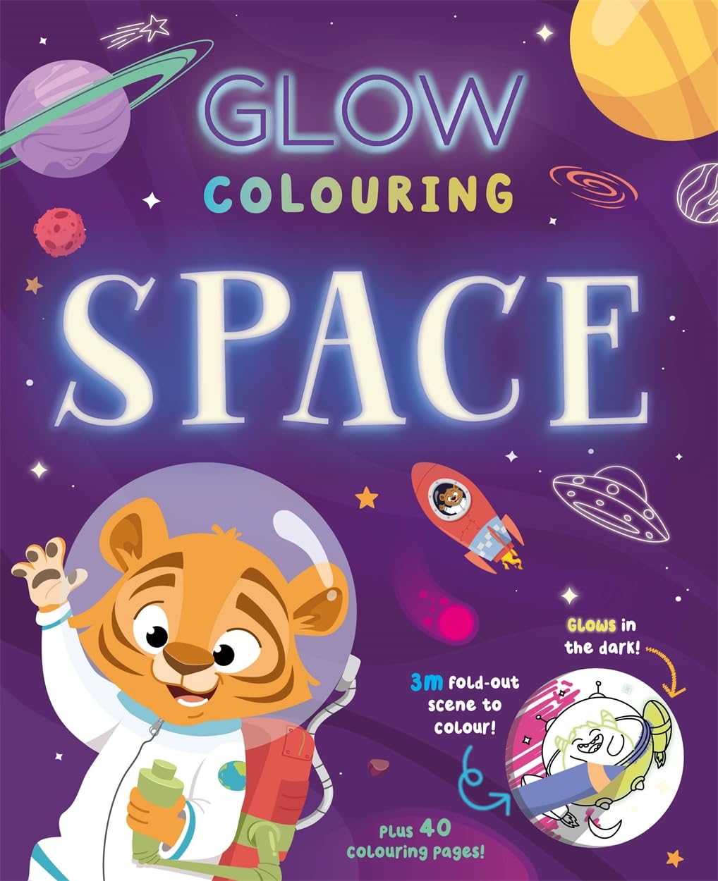 Glow Colouring: Space - Anilas UK