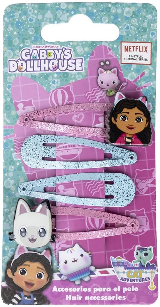 Gabby's Dollhouse Clips 2 (pack of 4) - Anilas UK