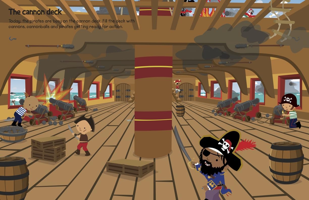 555 Sticker Fun - Pirate Ship Activity Book