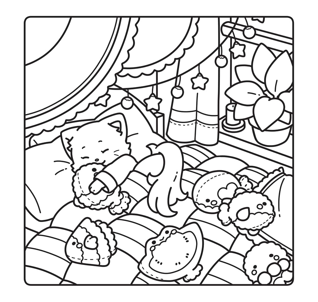 Cute & Cosy: Cuddly Days: A Simple, Snuggly Colouring Book