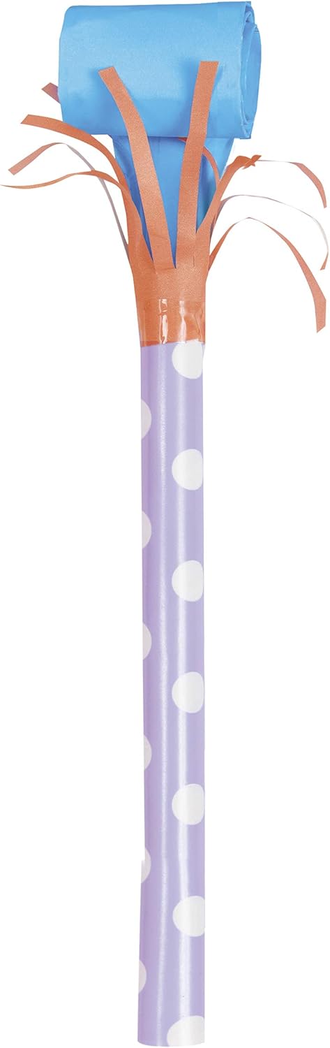 Spotty Party Blowout Whistles - 30cm (6 pieces) - Anilas UK