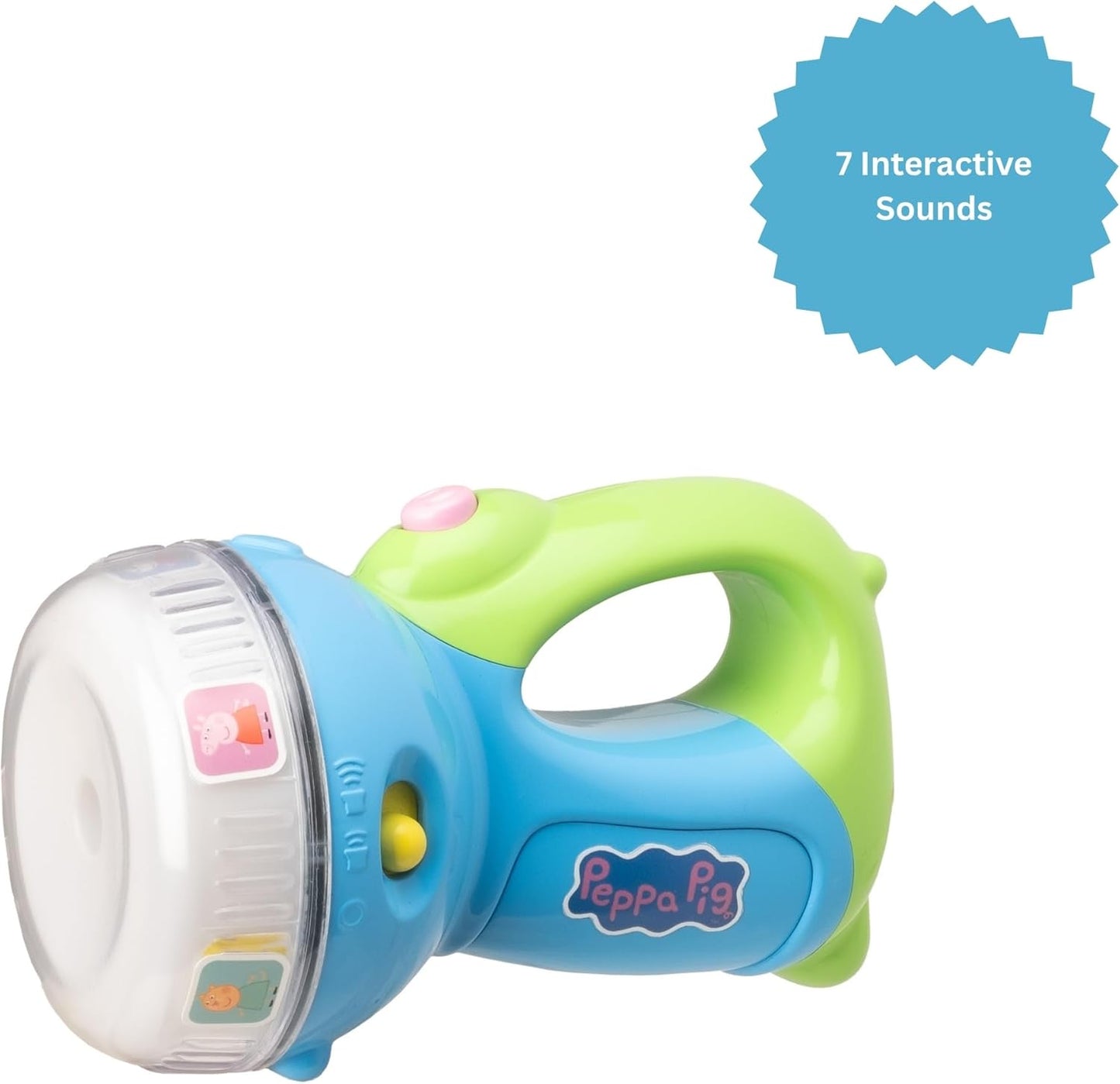 Peppa Pig Colour Change Light & Sound Torch - Anilas UK