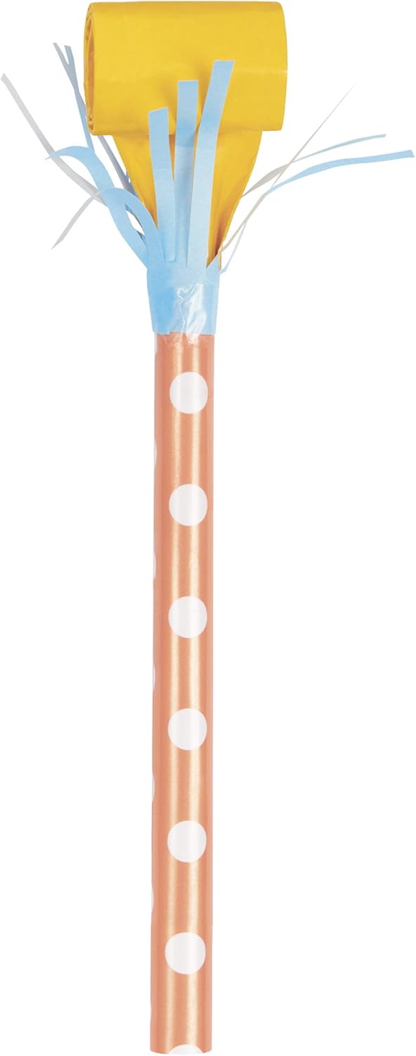 Spotty Party Blowout Whistles - 30cm (6 pieces) - Anilas UK