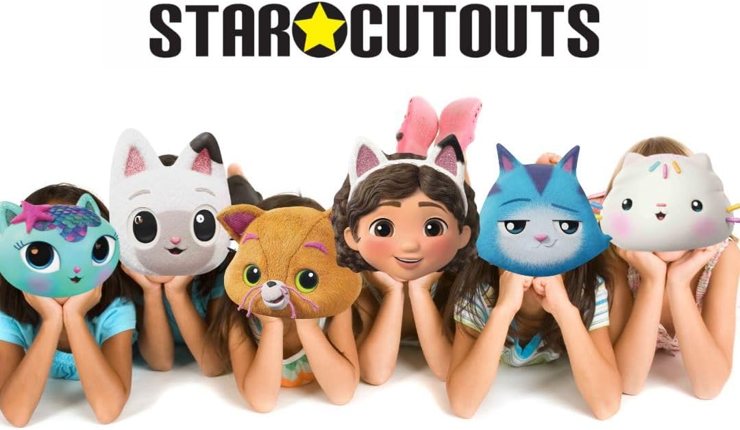 Gabby's Dollhouse Party Masks (pack of 6) - Anilas UK