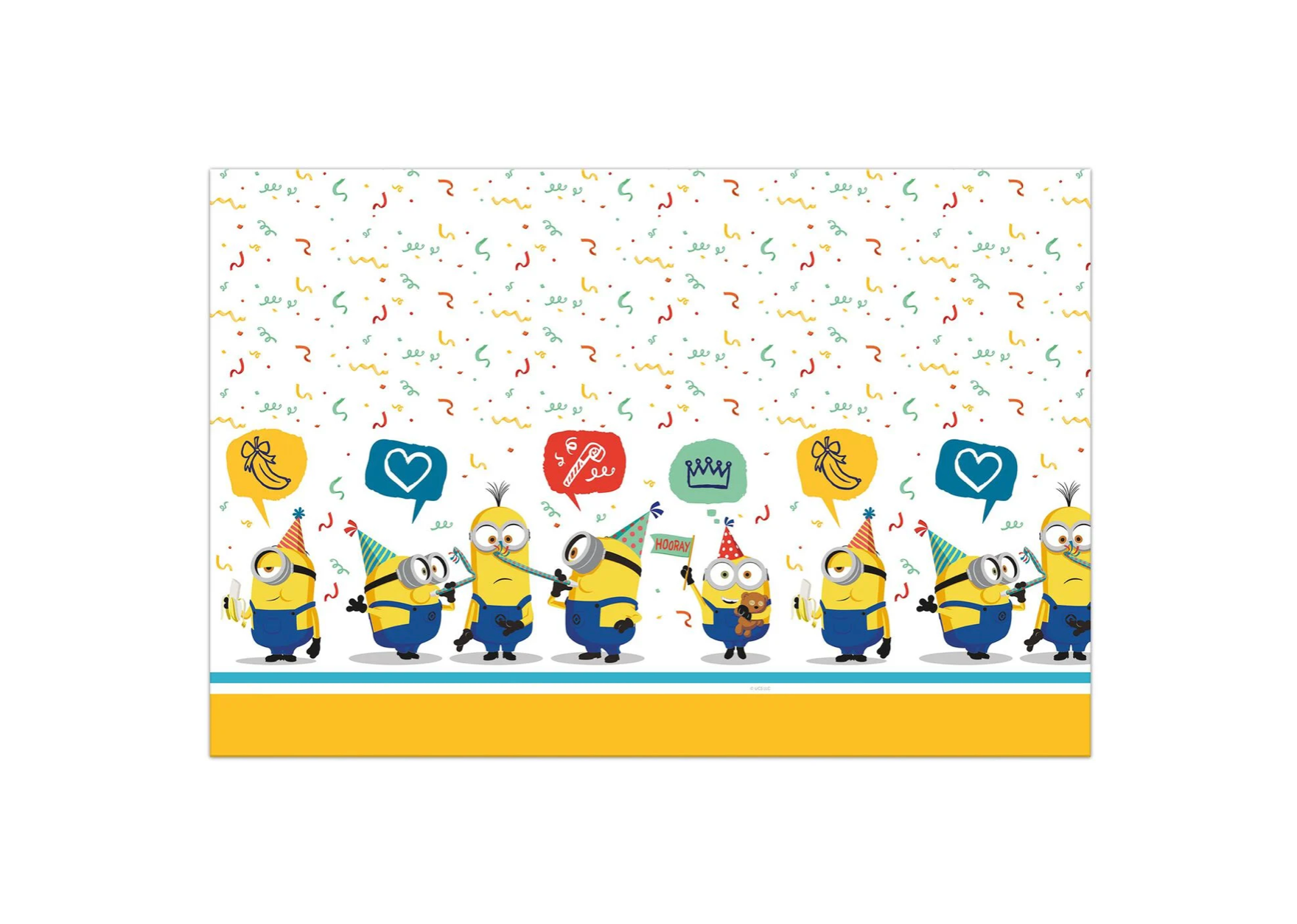 Minions The Rise Of Gru Plastic Table Cover - Anilas UK