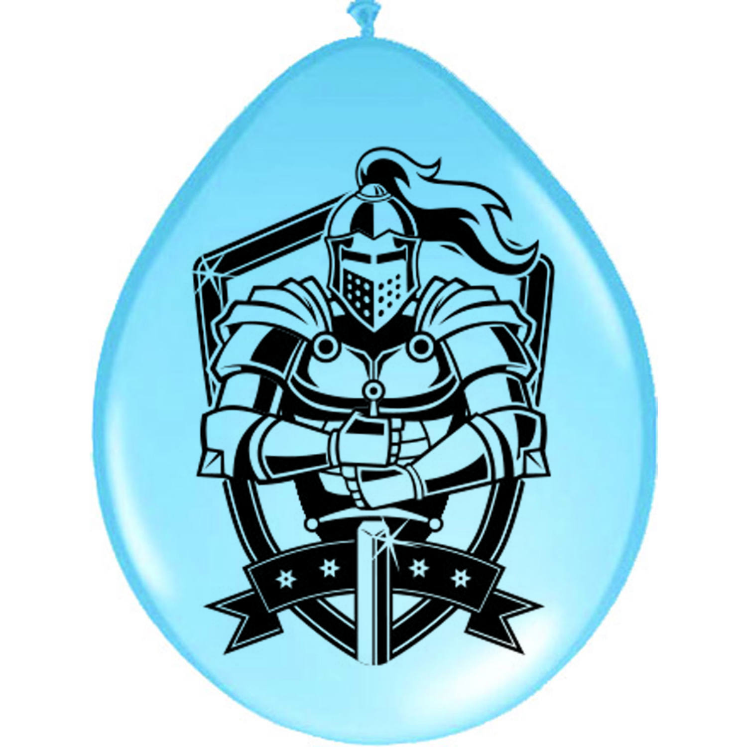 Knight Reinier Latex Balloons 30 cm (Pack of 8) - Anilas UK