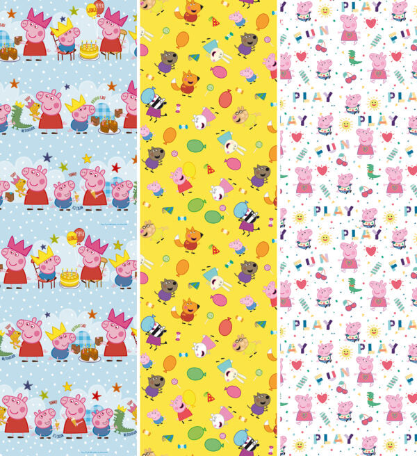 Peppa Pig Wrapping Paper 2m Roll