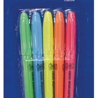 Bright Chisel Highlighters Pack of 5 - Anilas UK
