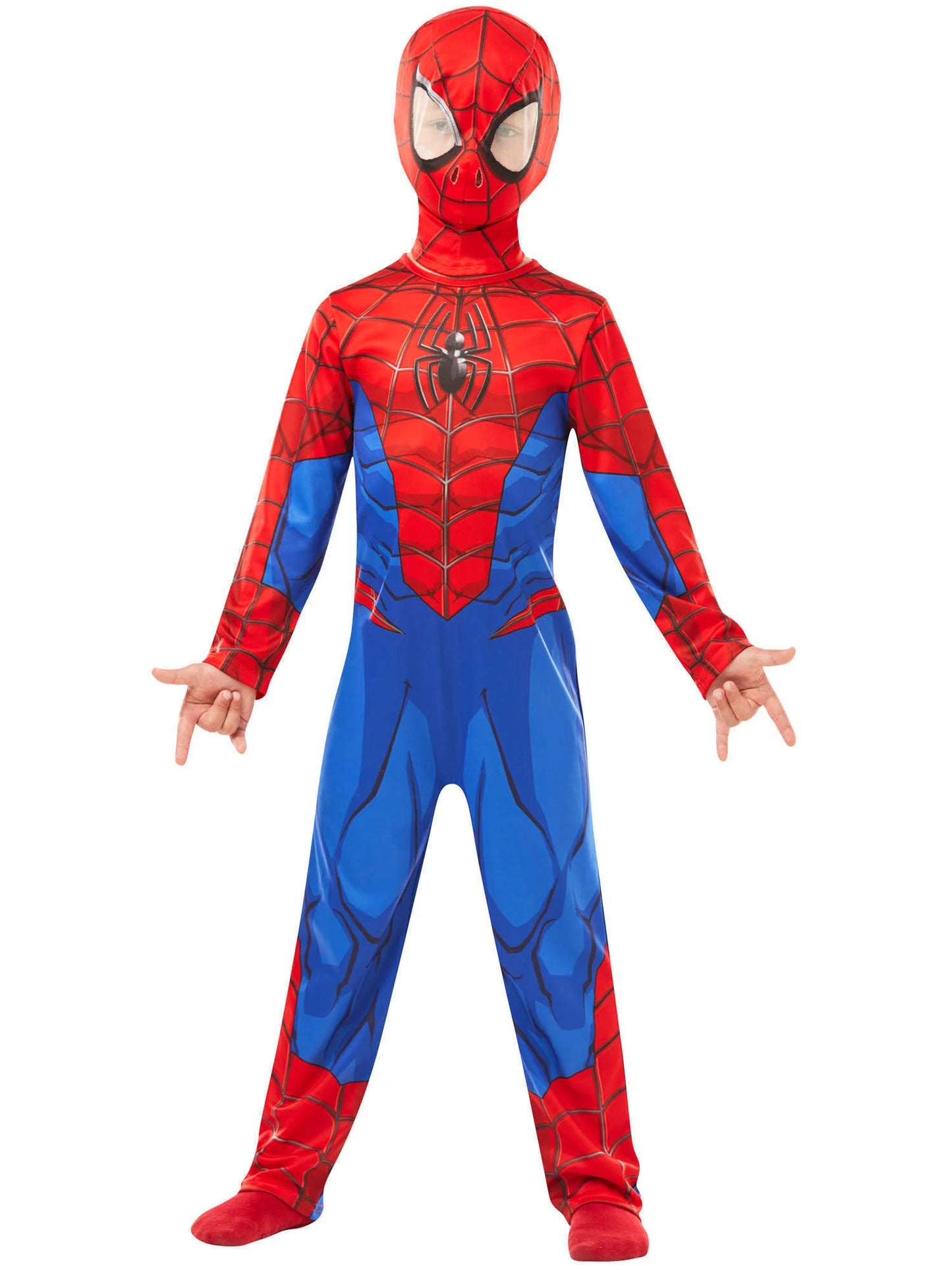 Child's Spider-Man Marvel Costume Jumpsuit & Fabric Mask - Anilas UK