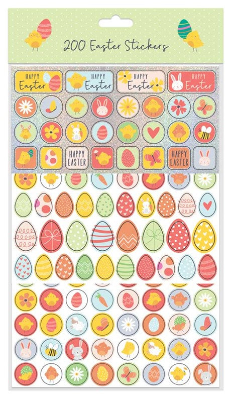 Easter 200 Stickers Pack - Anilas UK