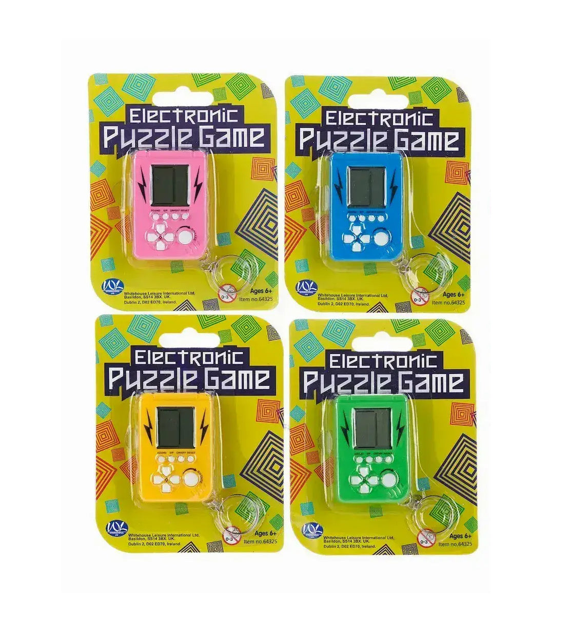 Pocket Mini Electric Puzzle Game Keyring - Anilas UK