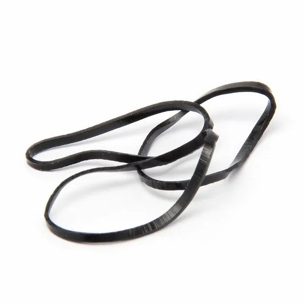 Polyurethane Hair Elastic bands - Black - Pack of 250 - 1mm thick - Anilas UK