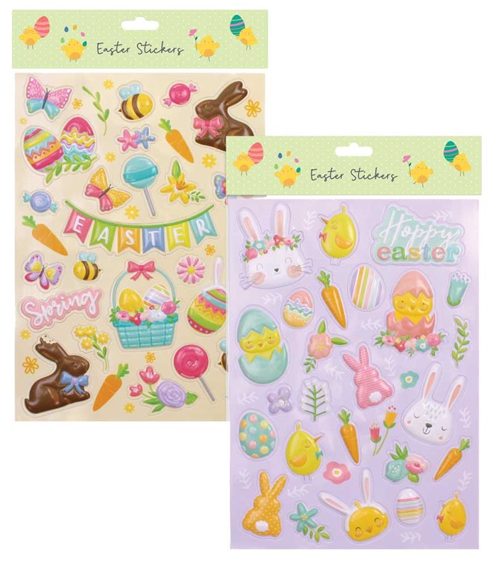 Easter Bubble Stickers - Anilas UK