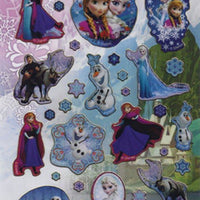 Frozen Re-Usable Stickers - Over 40 in pack - Anilas UK