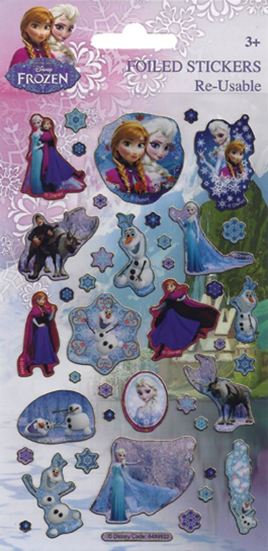 Frozen Re-Usable Stickers - Over 40 in pack - Anilas UK