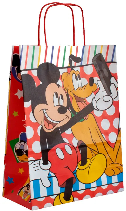 Disney Mickey Large Paper Party Bag - Anilas UK