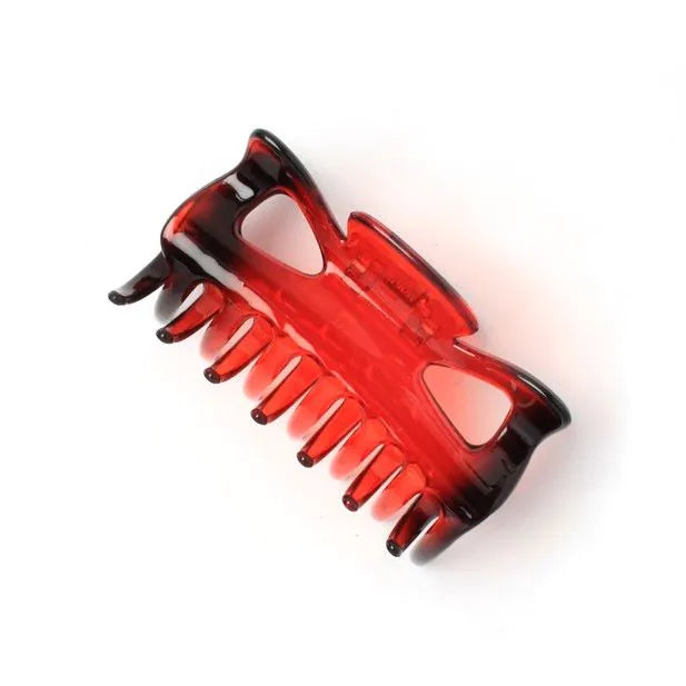 Girls Tortoiseshell Claw Hairclip, 9 cm, Plastic with Metal Hinge - Anilas UK