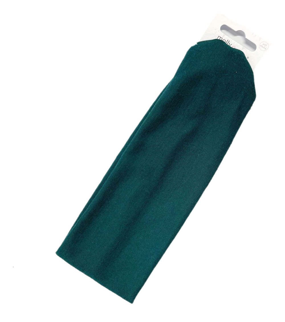 Bottle Green School Headband Bandeau -7cm - Anilas UK