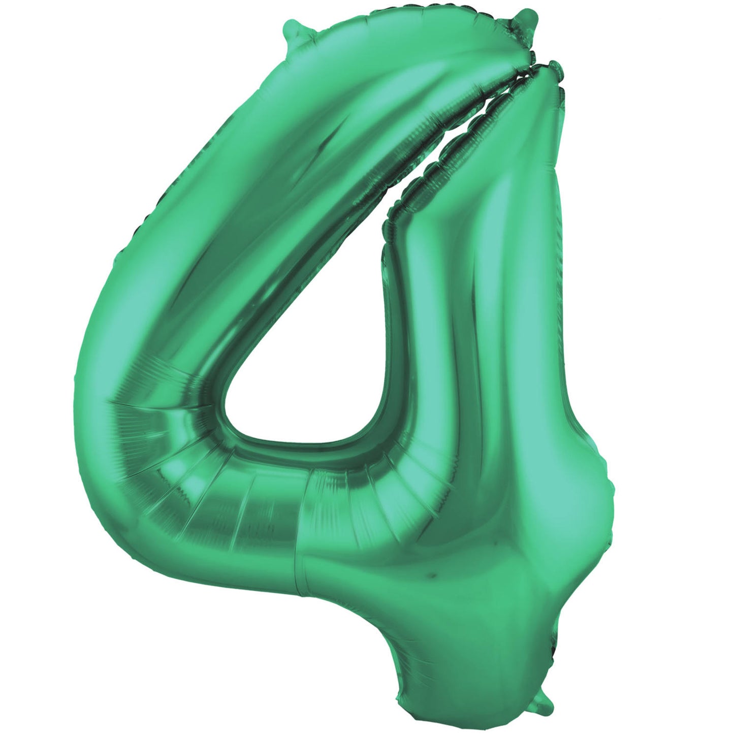 Green Metallic Mat Number 4 Foil balloon, 86cm