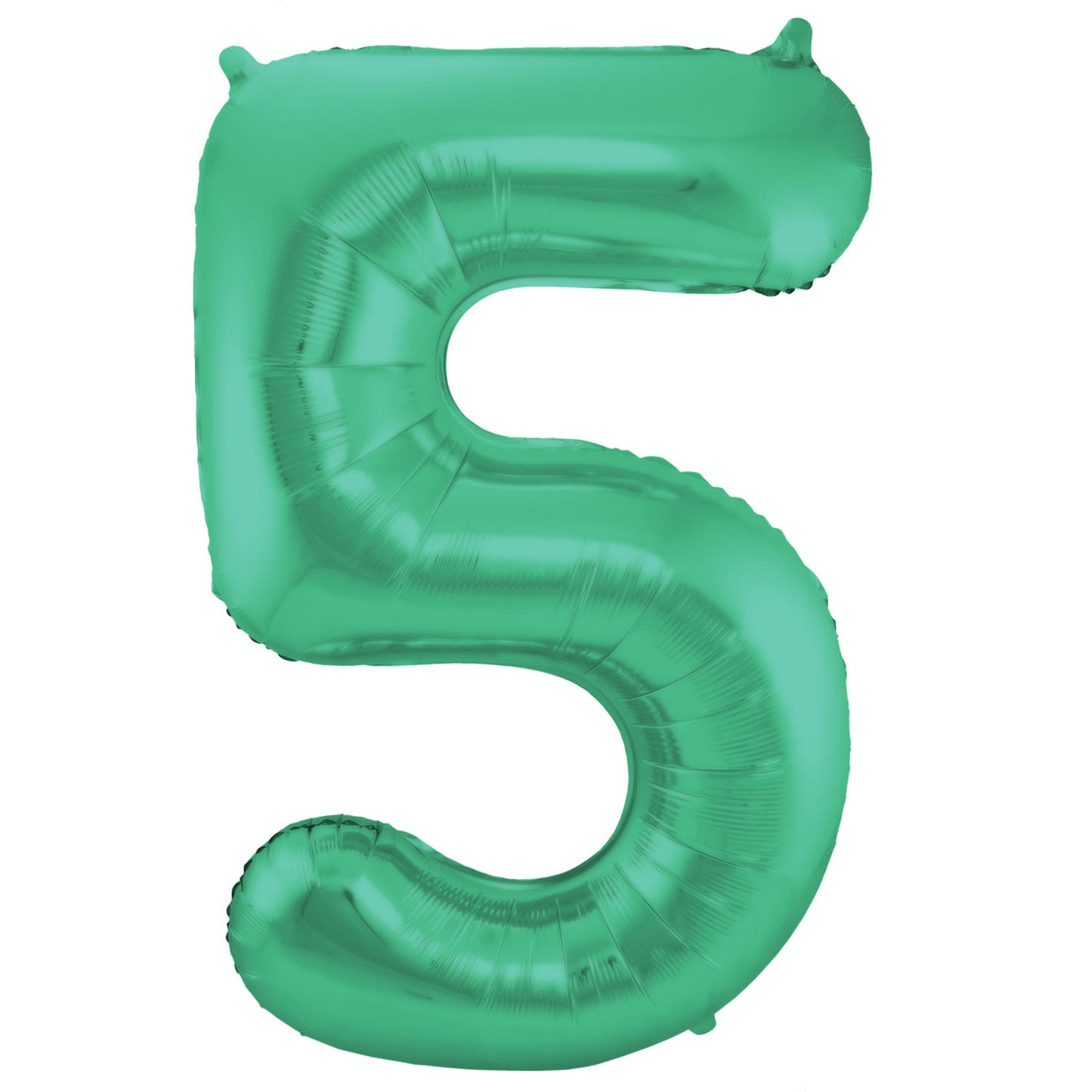 Green Metallic Mat Number 5 Foil balloon, 86cm