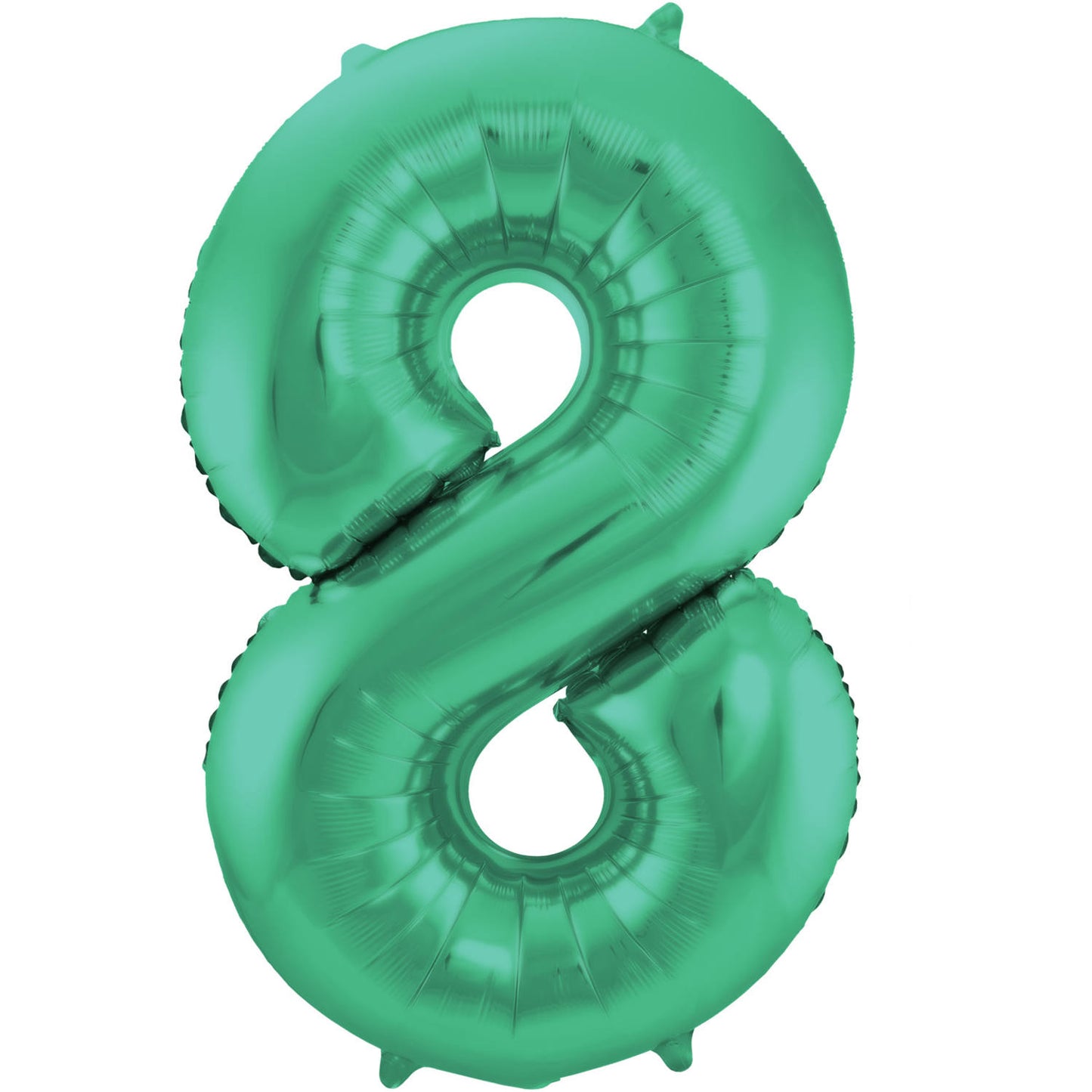 Green Metallic Mat Number 8 Foil balloon, 86cm