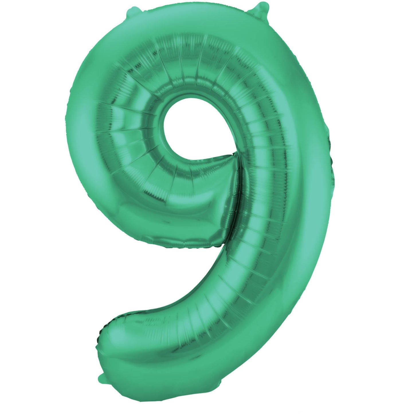 Green Metallic Mat Number 9 Foil balloon, 86cm
