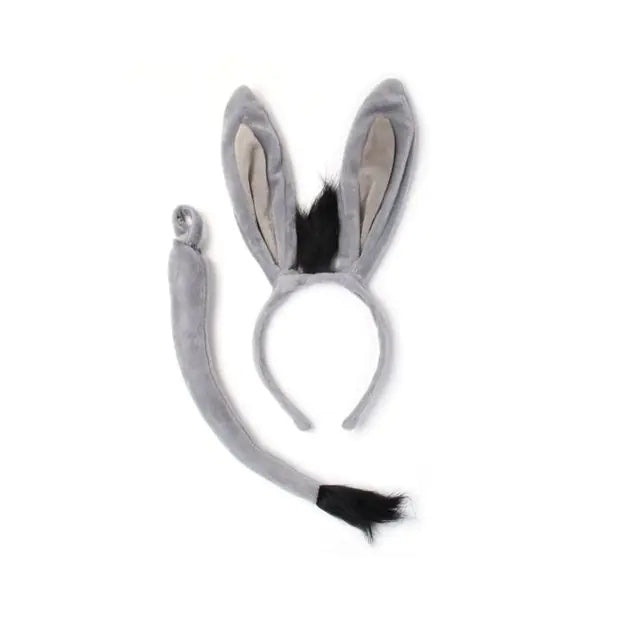 Donkey Ears And Tail Dress Up Set - Anilas UK