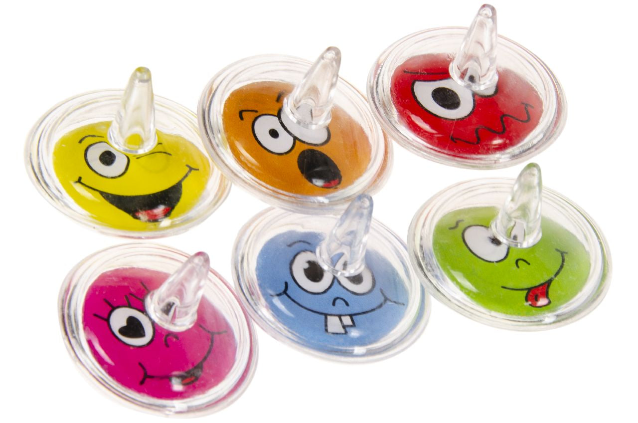 Spinning Top Emotion Face (pack of 12) - Anilas UK