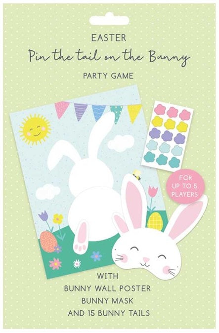 Easter Pin the tail on the Bunny Party Game - Anilas UK