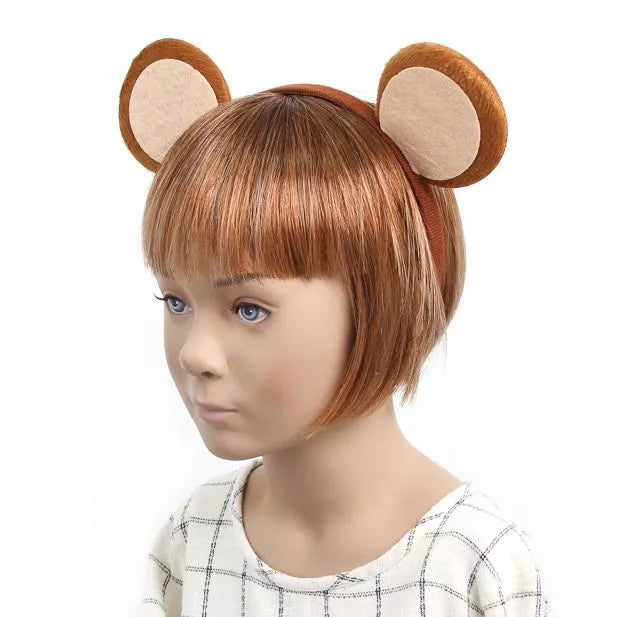 Brown Monkey Ears Headband - Anilas UK