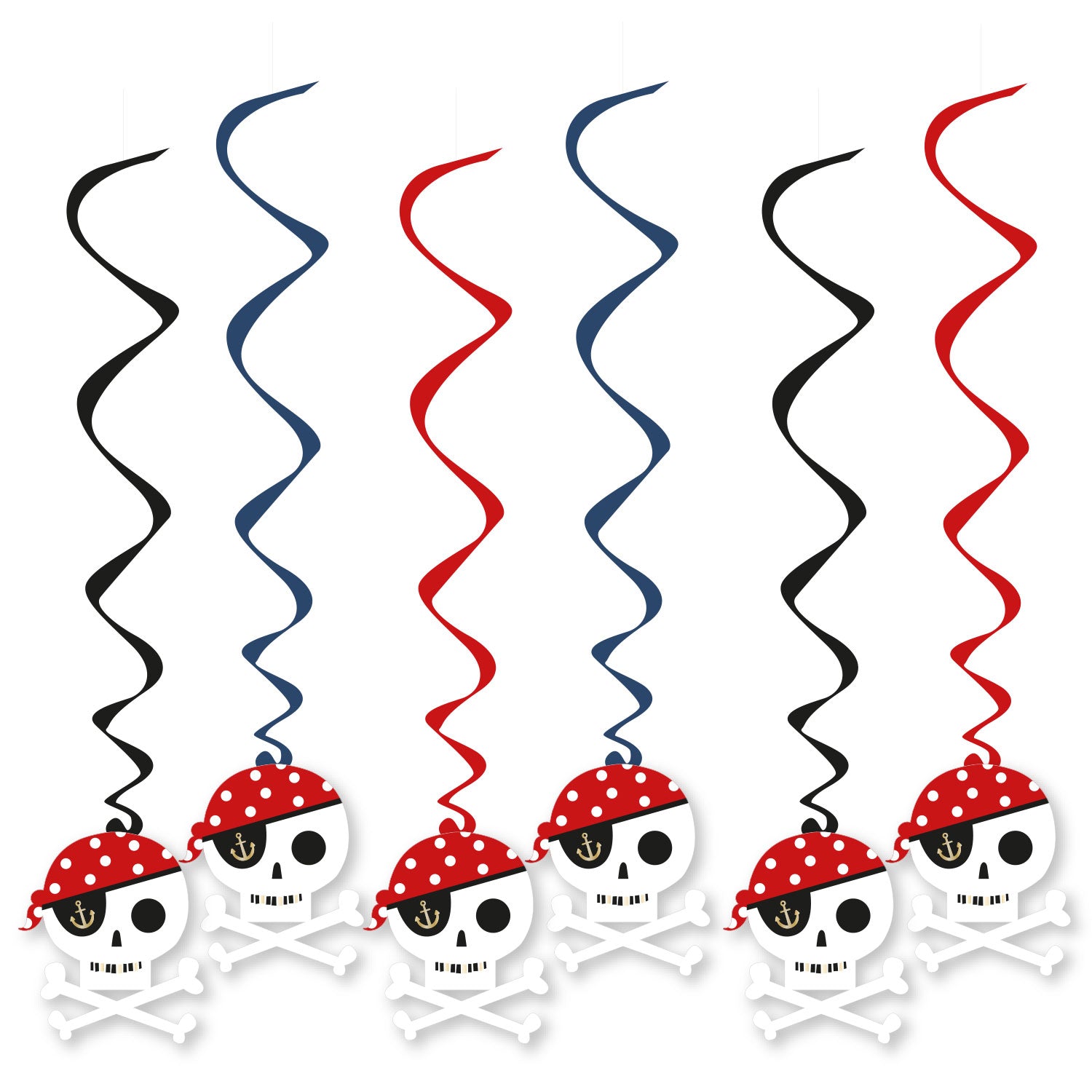 Treasure Island Swirl Decorations - Anilas UK
