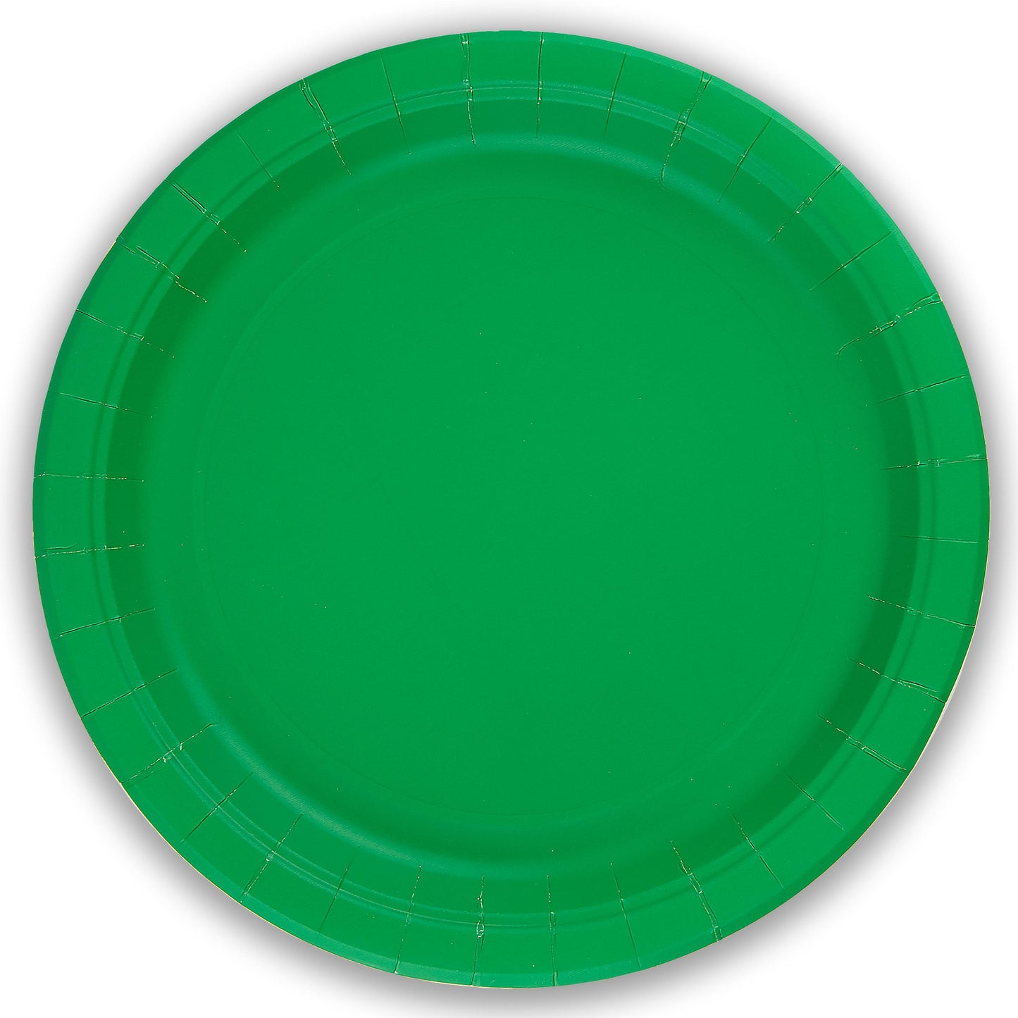 Emerald Green Paper Plates - 23cm - Plastic Free (Pack of 8) - Anilas UK