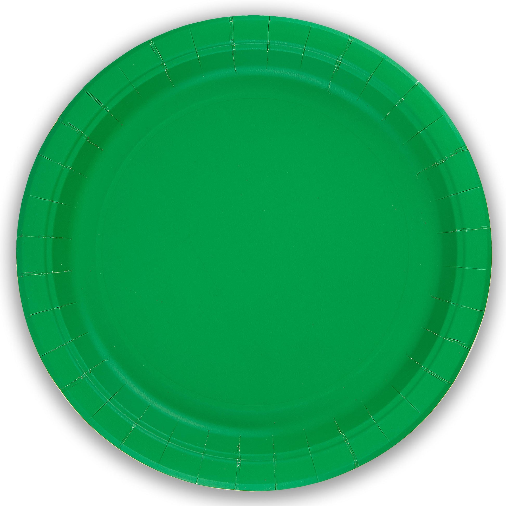 Emerald Green Paper Plates - 23cm - Plastic Free (Pack of 8) - Anilas UK