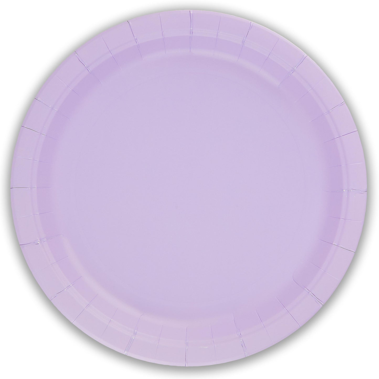 Lavender Paper Plates - 23cm - Plastic Free (Pack of 8) - Anilas UK