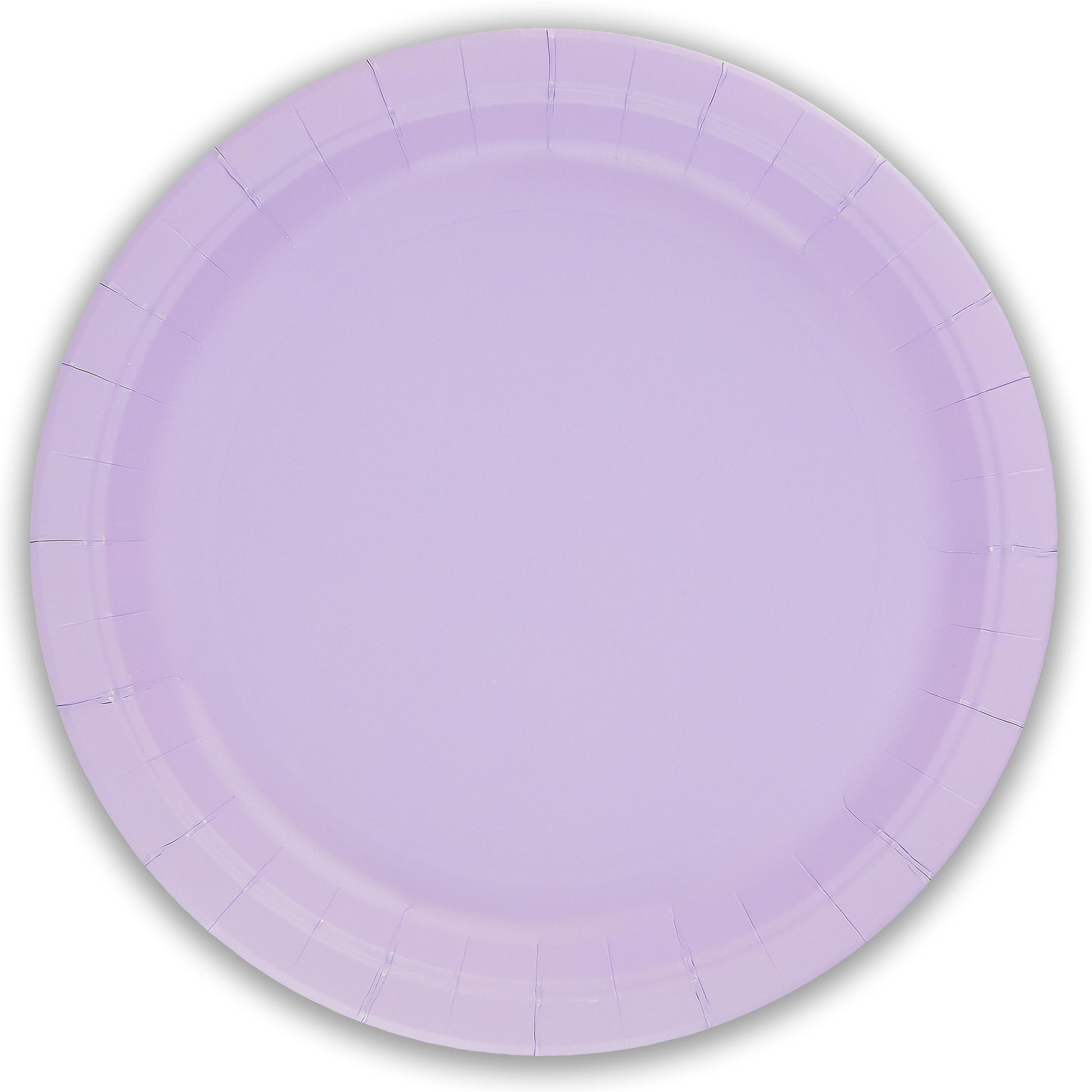 Lavender Paper Plates - 23cm - Plastic Free (Pack of 8) - Anilas UK