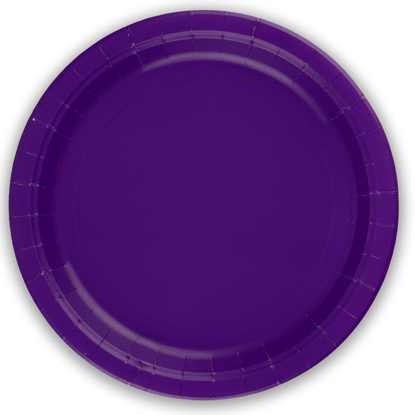 Purple Paper Plates - 23cm - Plastic Free (Pack of 8) - Anilas UK