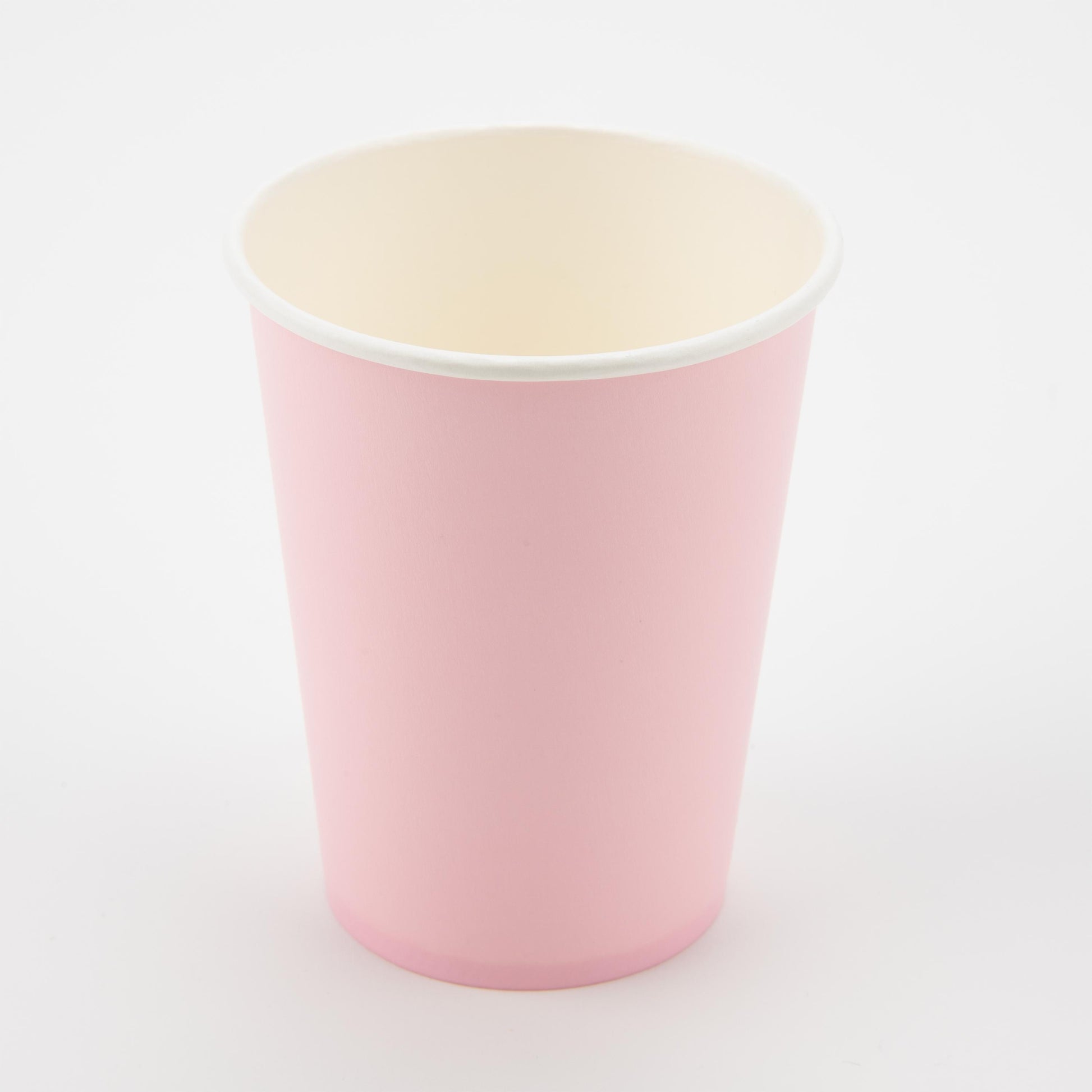 Light Pink Plastic Free Party Paper Cups (Pack of 8) - Anilas UK