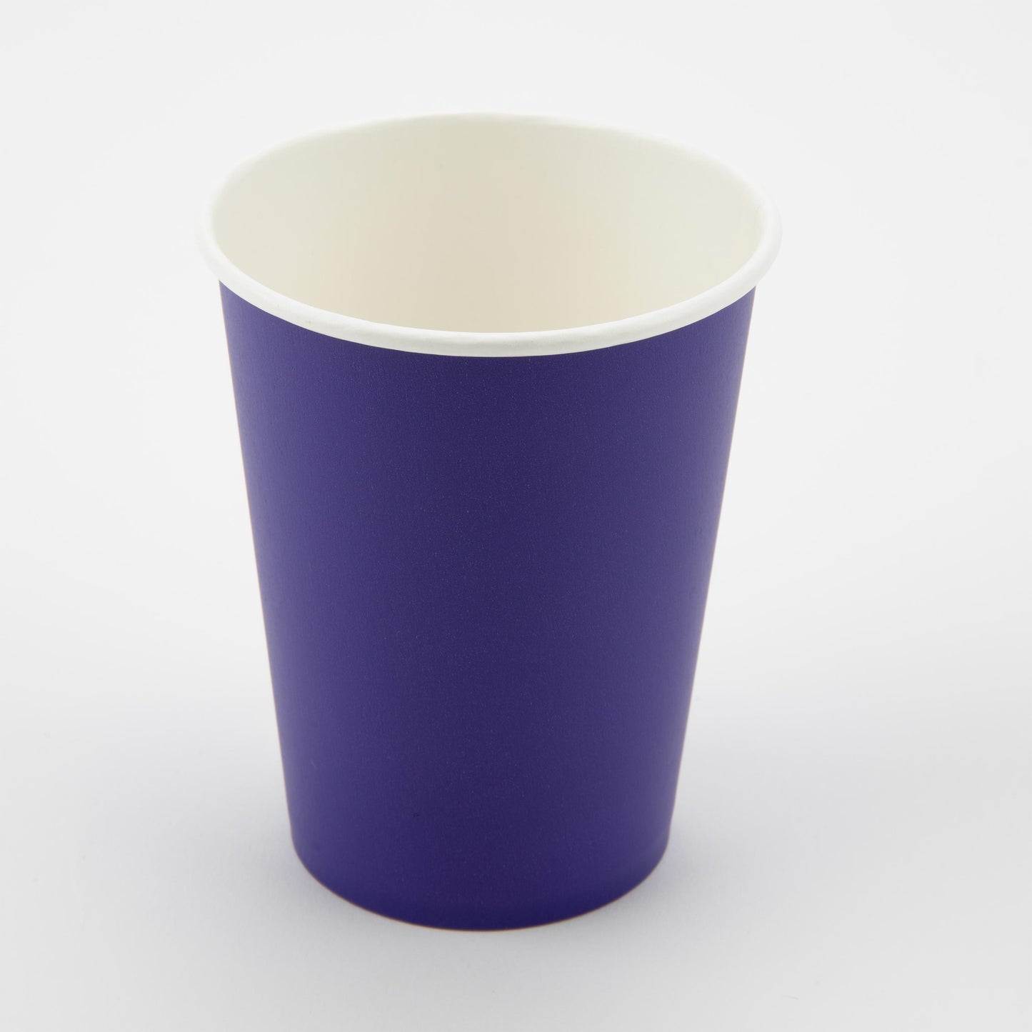 Purple Plastic Free Party Paper Cups (Pack of 8) - Anilas UK