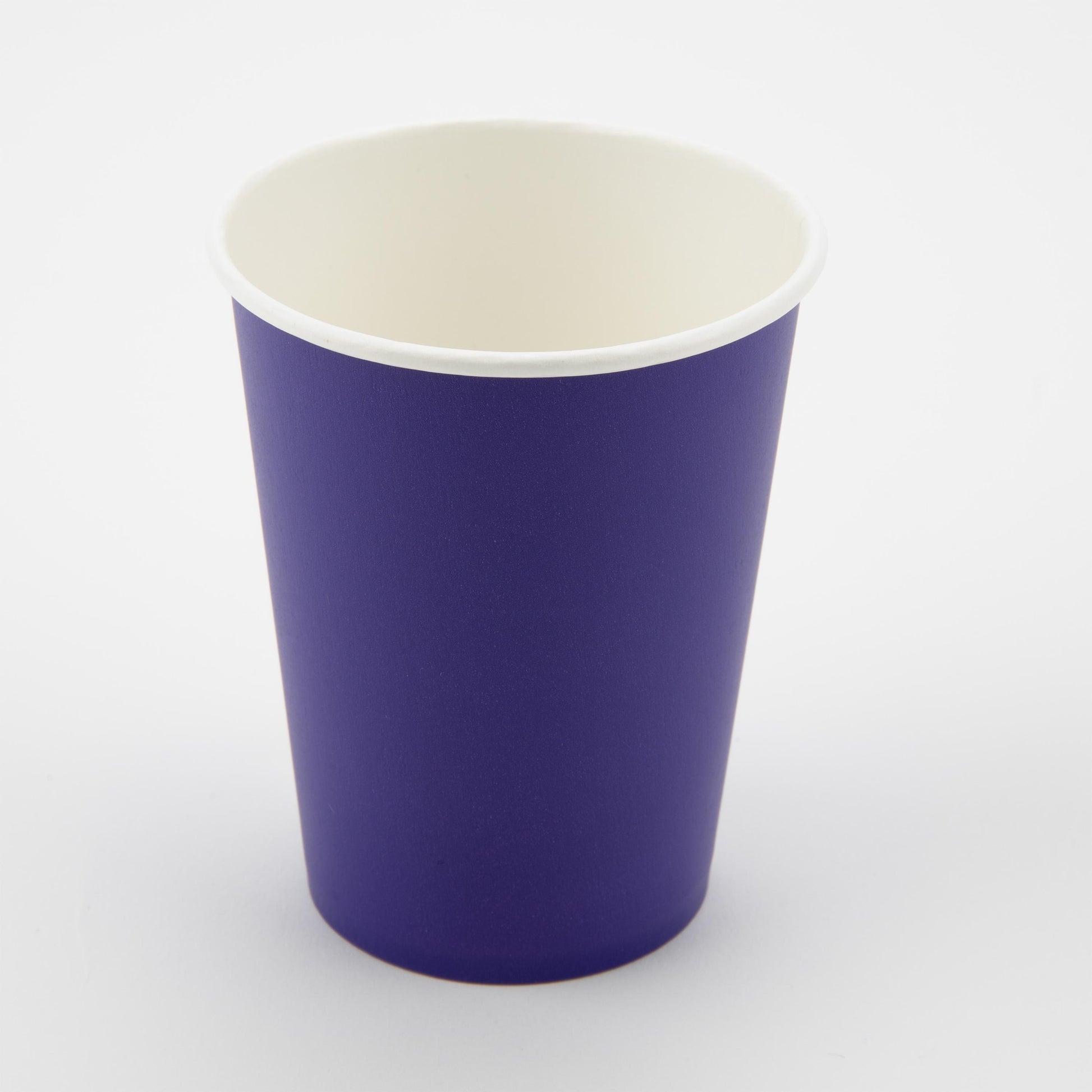 Purple Plastic Free Party Paper Cups (Pack of 8) - Anilas UK