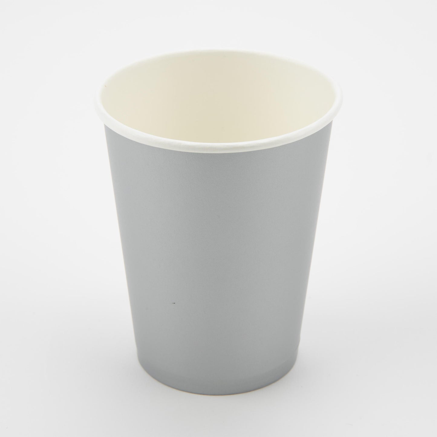 Silver Plastic Free Party Paper Cups (Pack of 8) - Anilas UK