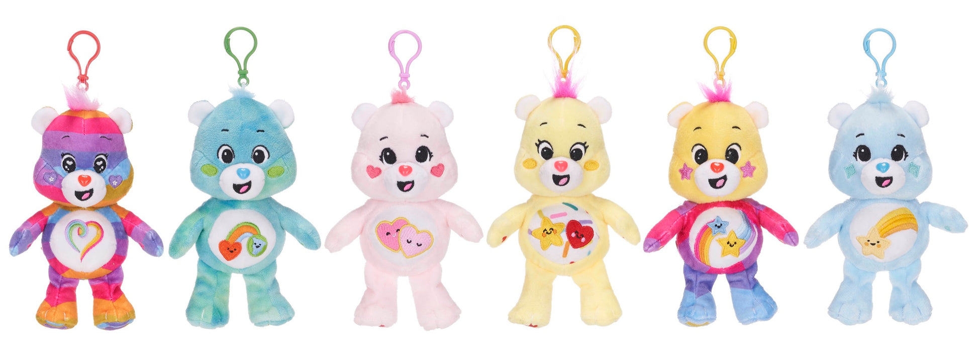 Care Bears Plush Bag Clip - 16cm (6 assorted designs) - Anilas UK