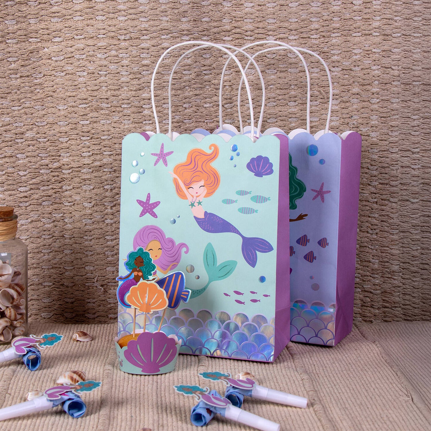 Mermaid Magic Gift Bags (20x27 cm) - Anilas UK