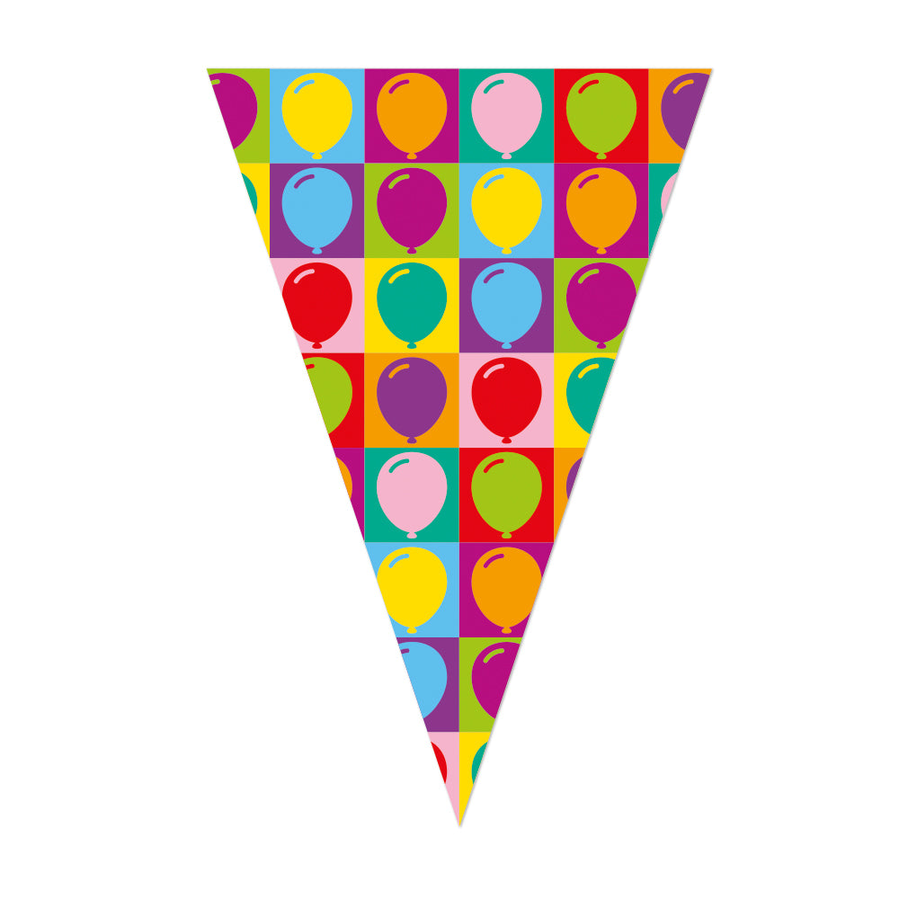 Pop Party Bunting Banner, 10m